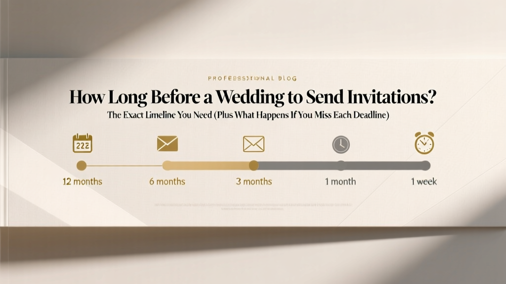 How Long Before A Wedding To Send Invitations (2026)