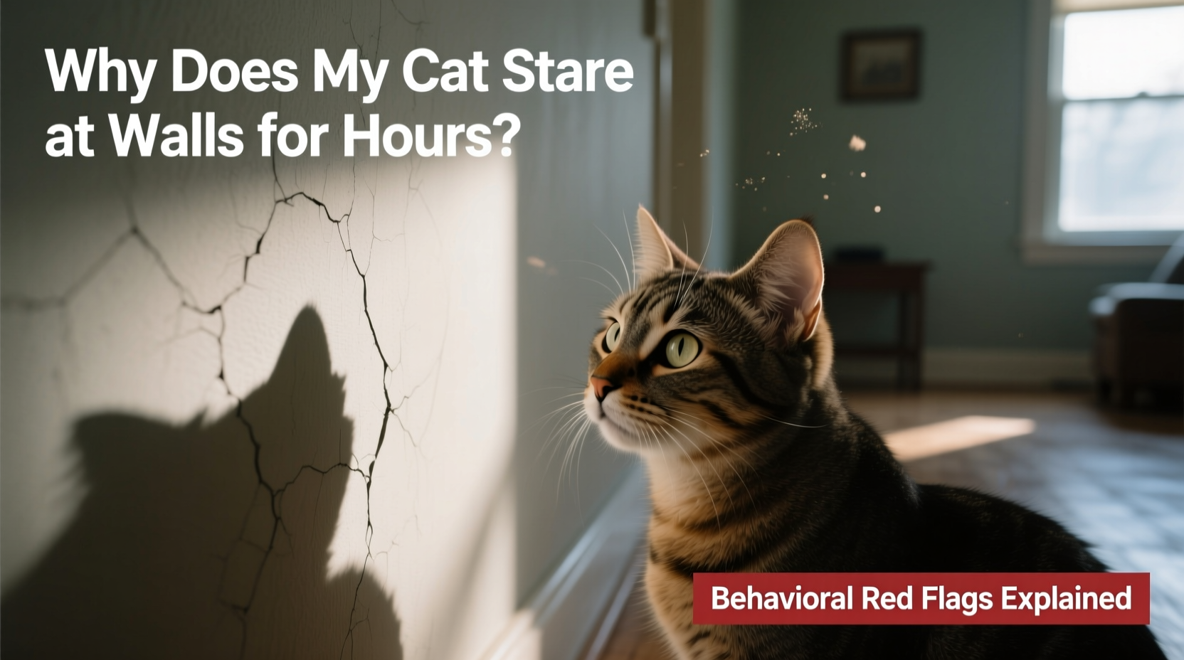 why does my cat stare at walls for hours behavioral red flags explained
