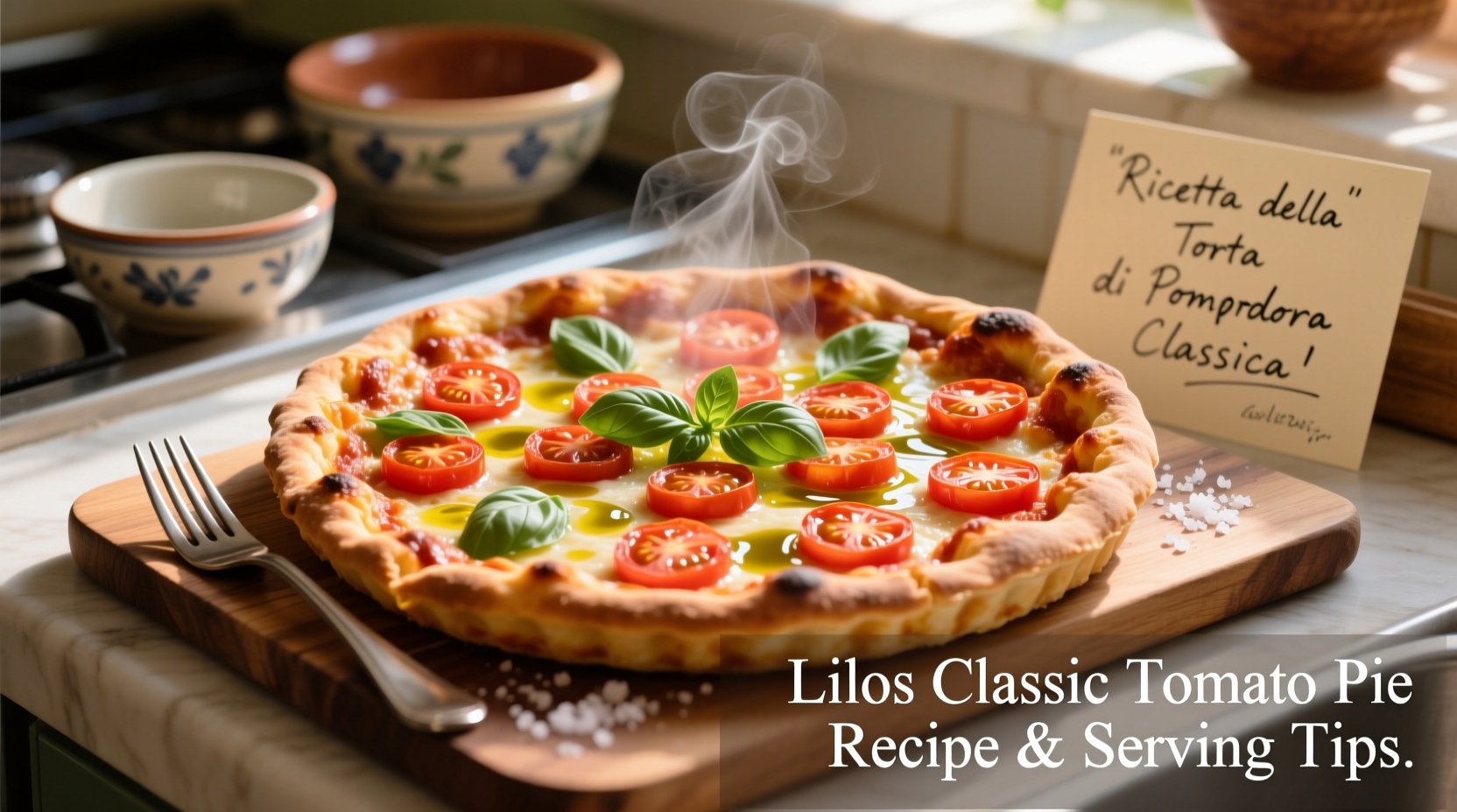 lilos classic tomato pie recipe and serving tips