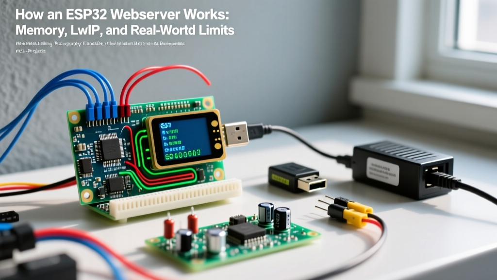 How an ESP32 Webserver Works: Memory, LwIP, and Real-World Limits