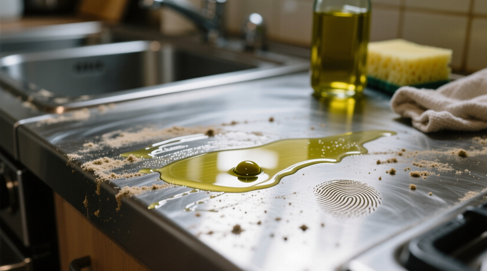 why you should not clean with olive oil