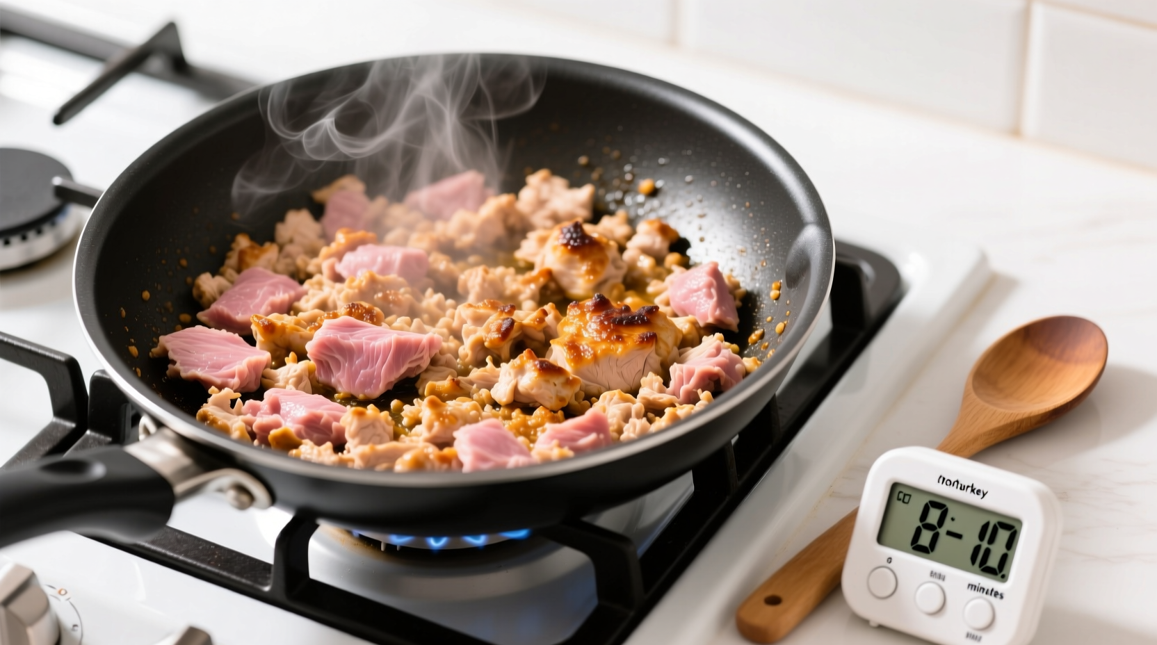 How Long to Cook Ground Turkey on Stove: 8-10 Minutes