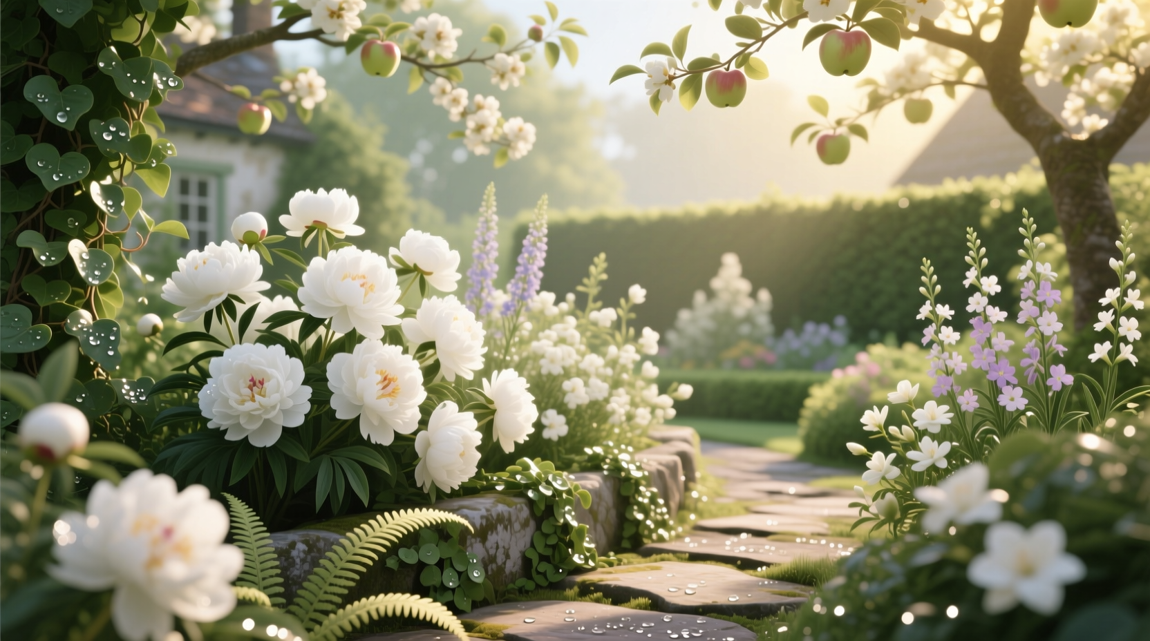 perennial white garden flowers