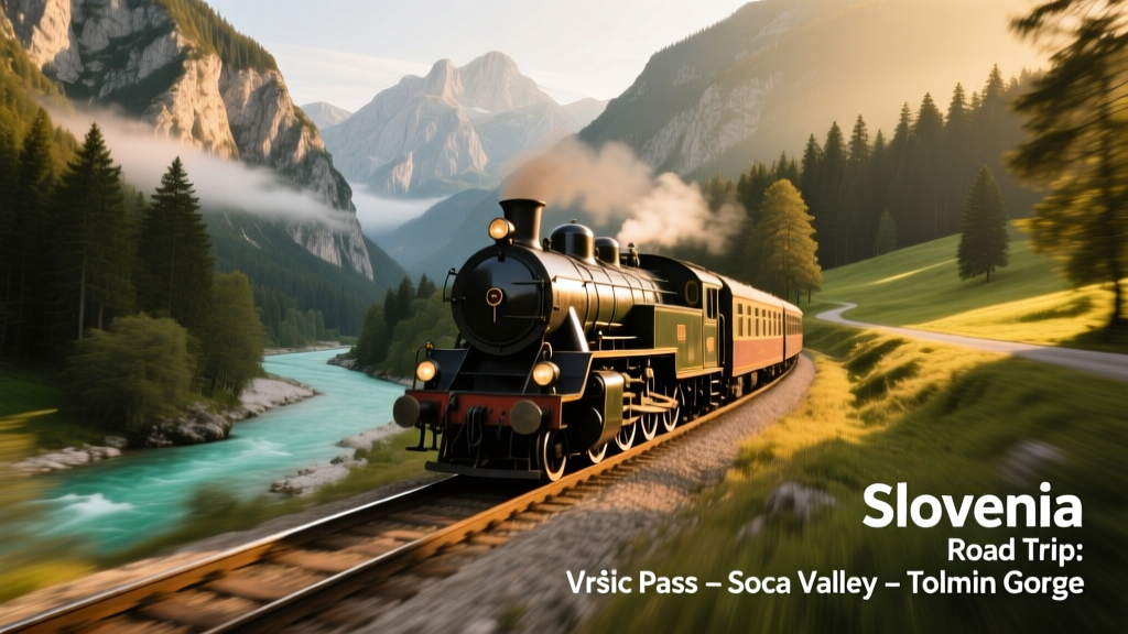 Slovenia Road Trip: Vršič Pass, Soča Valley, and Tolmin Gorge — A Scenic Alpine Drive with History, Hiking, and Hydrology
