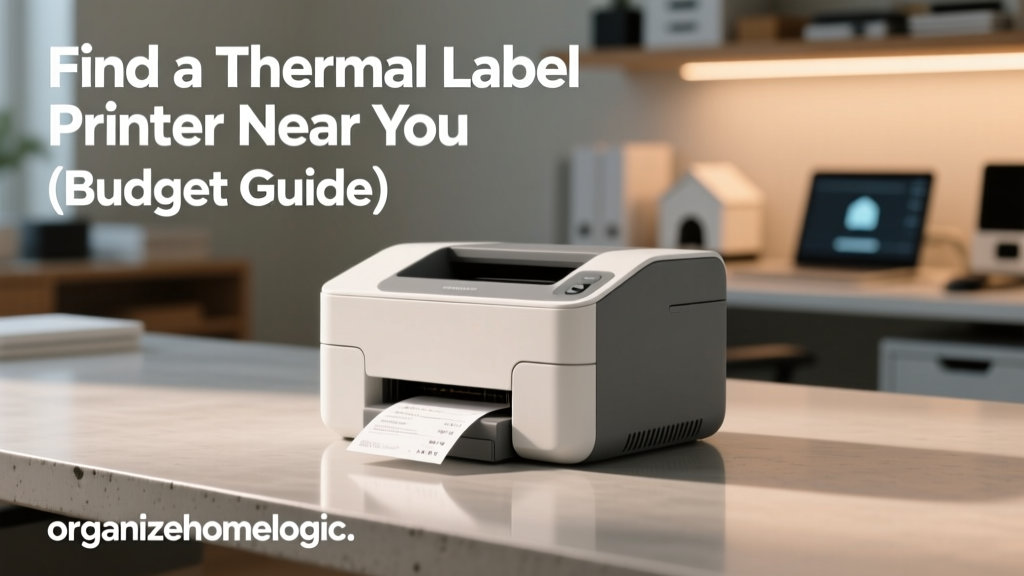 Find a Thermal Label Printer Near You (Budget Guide)