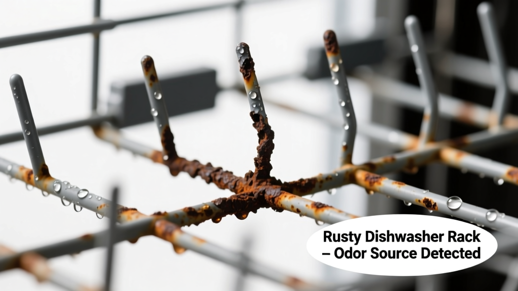 Dishwasher Rack Rusty Smells Bad: Quick Diagnosis