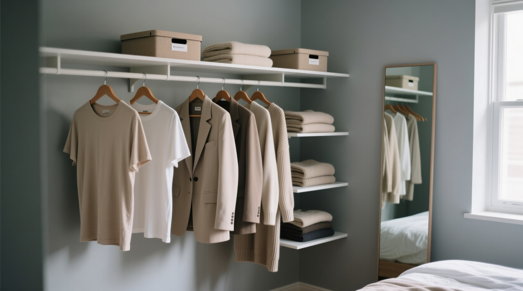closet organization tips hide laundry without clutter creep
