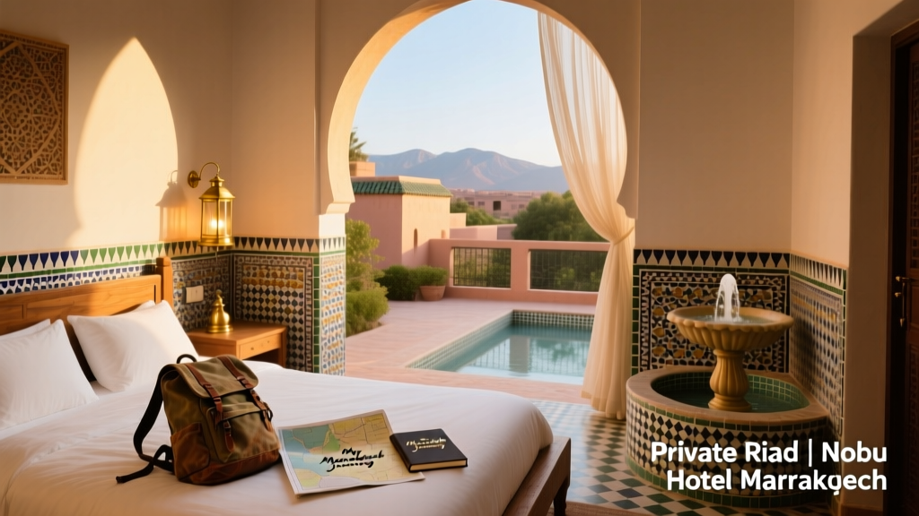 My Favorite Stay: A Stunning Private Riad Within Nobu Hotel Marrakech