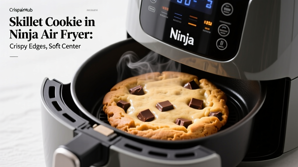 Skillet Cookie in Ninja Air Fryer: Crispy Edges, Soft Center