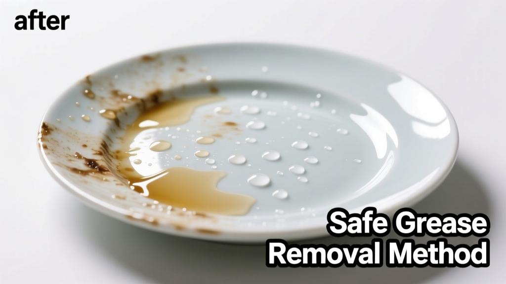 How to Remove Grease from Porcelain Surfaces Safely