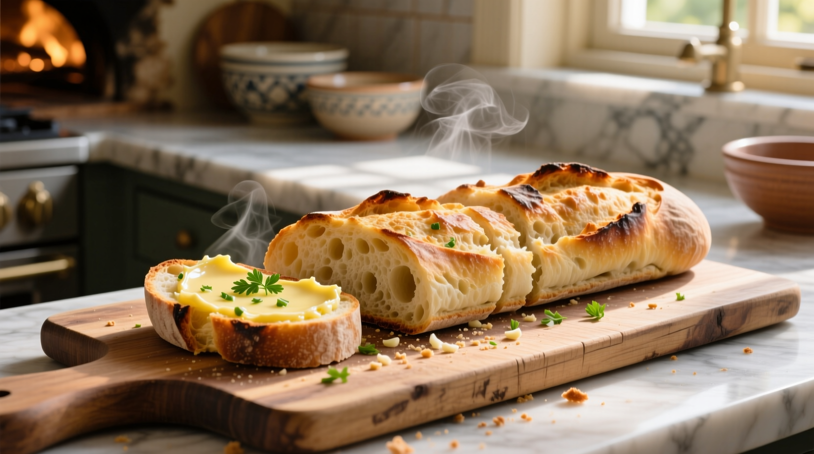 Garlic Bread with Regular Bread: Simple Perfect Recipe