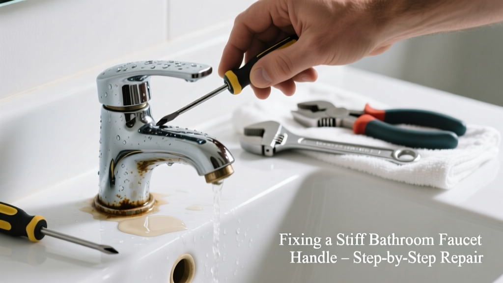 Fixing a Stiff Bathroom Faucet Handle