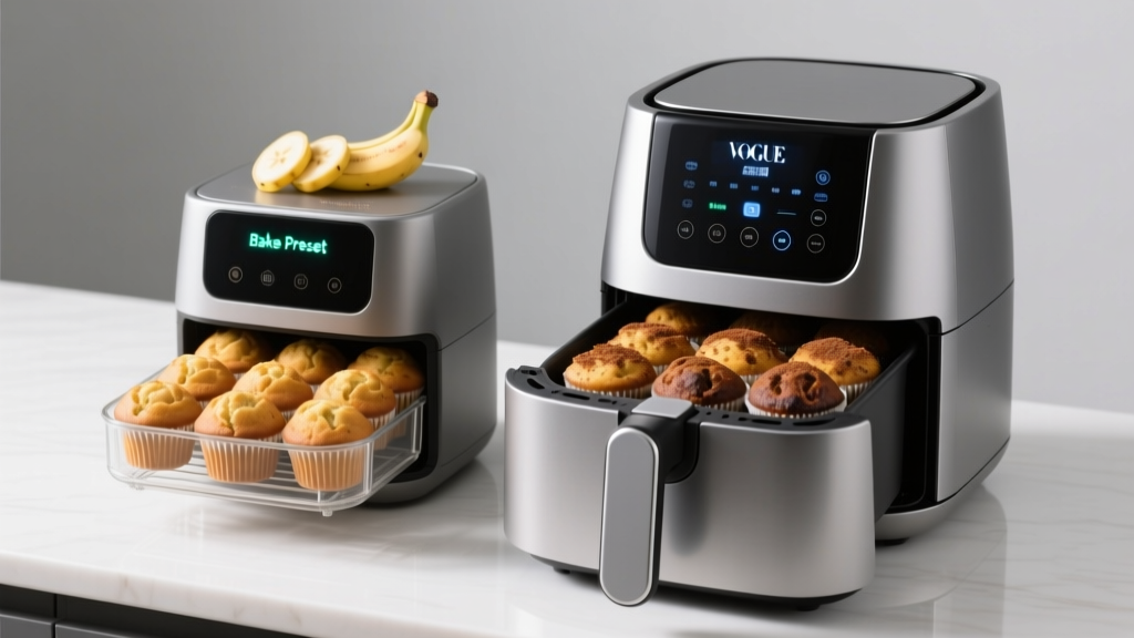 Air Fryer ‘Bake’ Preset vs. Custom 325°F for Vegan Banana...