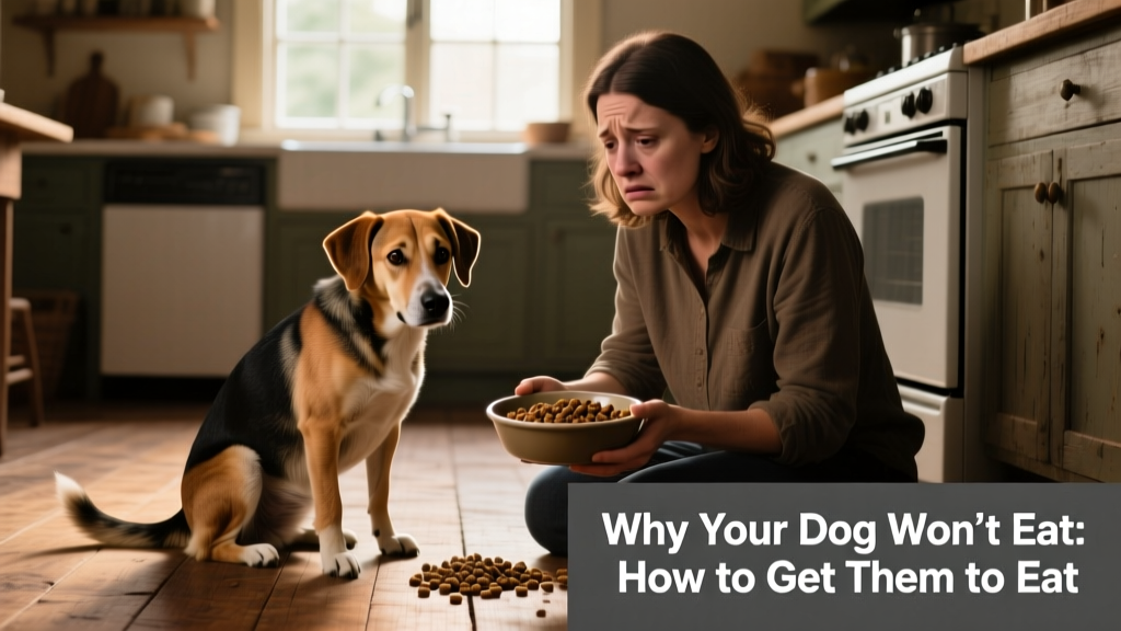 Why your dog won't eat: how to get a dog to eat