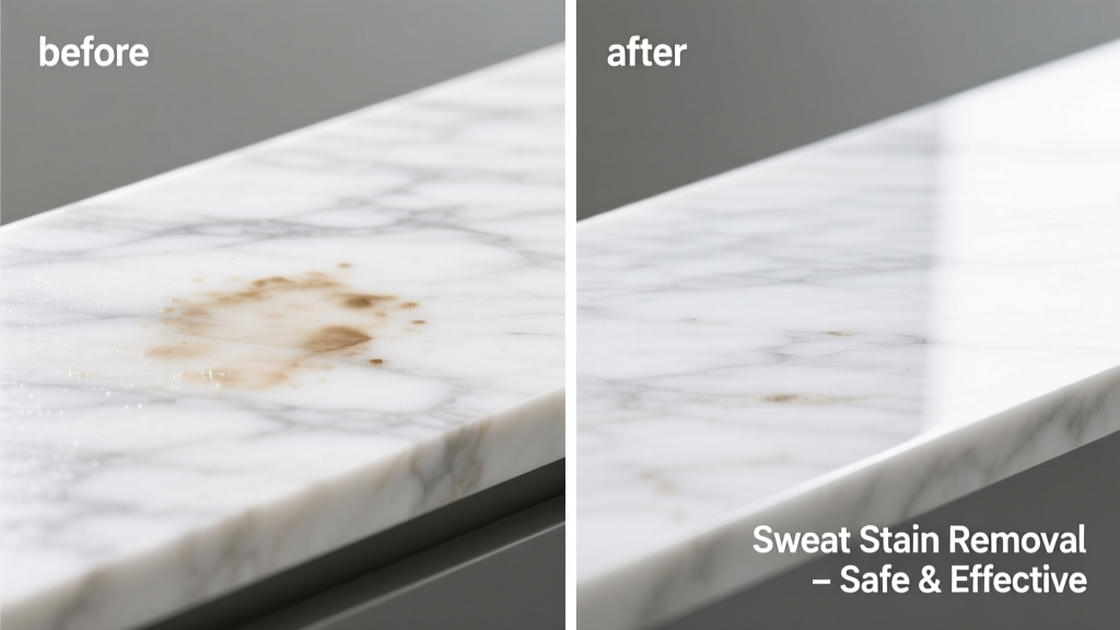 How to Remove Sweat Stains from Marble Safely