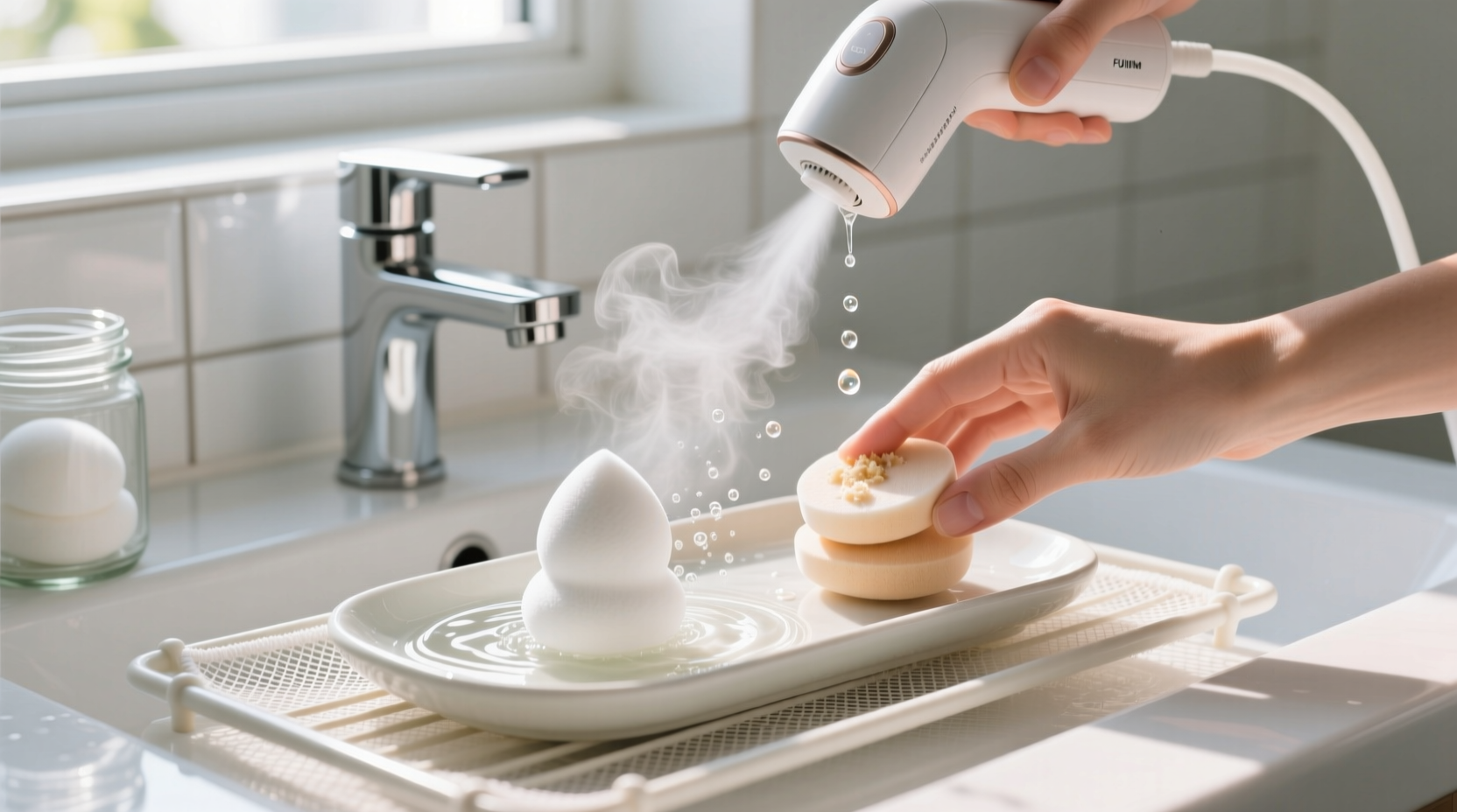how to clean makeup sponges without biofilm