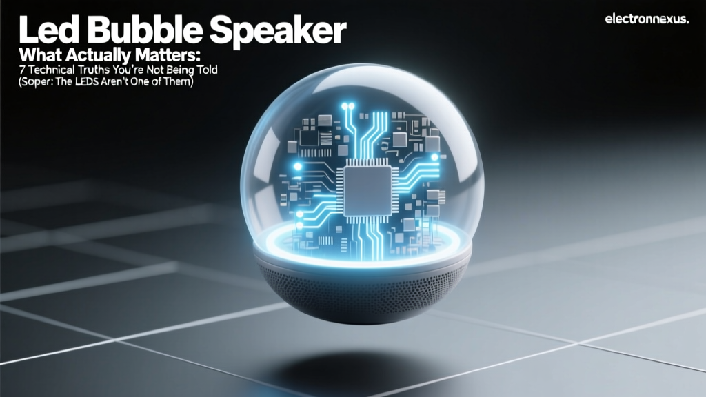 Led Bubble Speaker What Actually Matters: 7 Technical Truths You’re Not Being Told (Spoiler: The LEDs Aren’t One of Them)