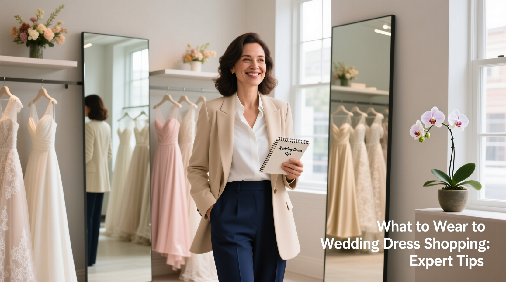 what to wear to wedding dress shopping