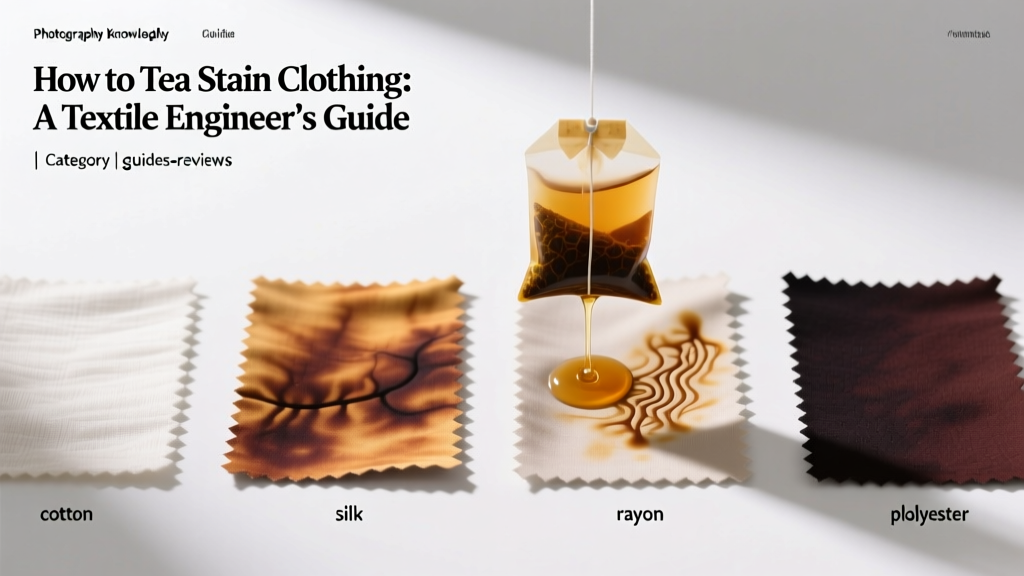 How to Tea Stain Clothing: A Textile Engineer’s Guide