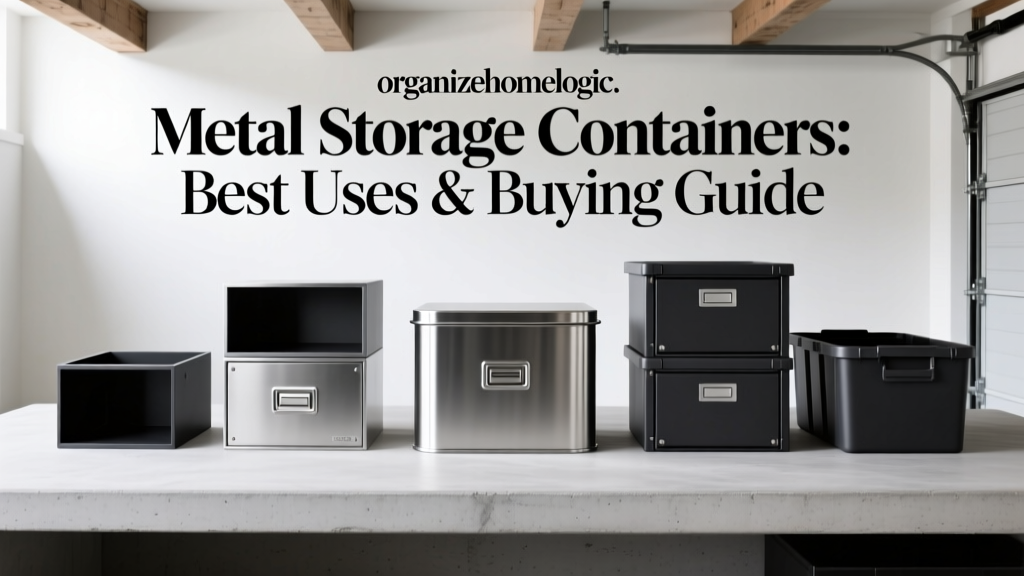 Metal Storage Containers: Best Uses & Buying Guide