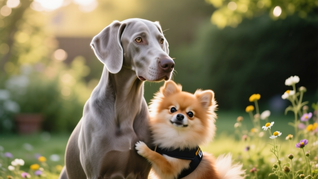 Weimaraner Gets His Own, Much-Smaller Emotional Support Dog