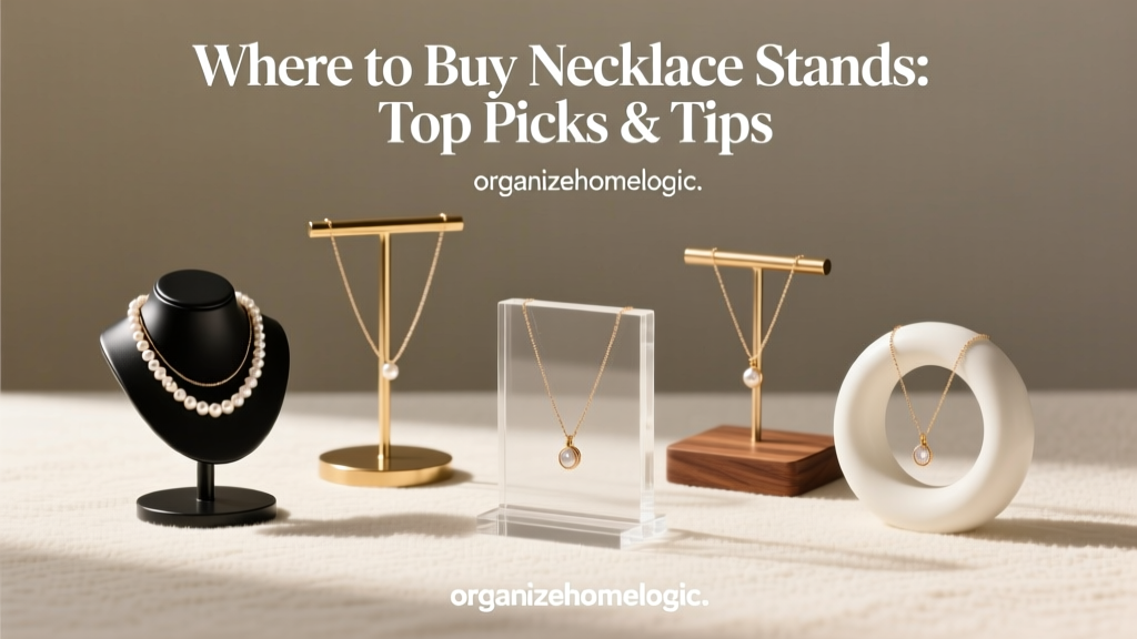 Where to Buy Necklace Stands: Top Picks & Tips