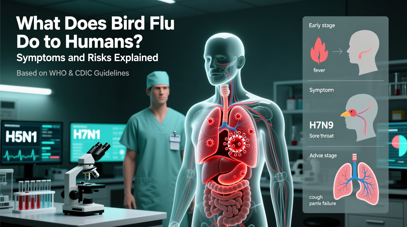 what does the bird flu do to humans