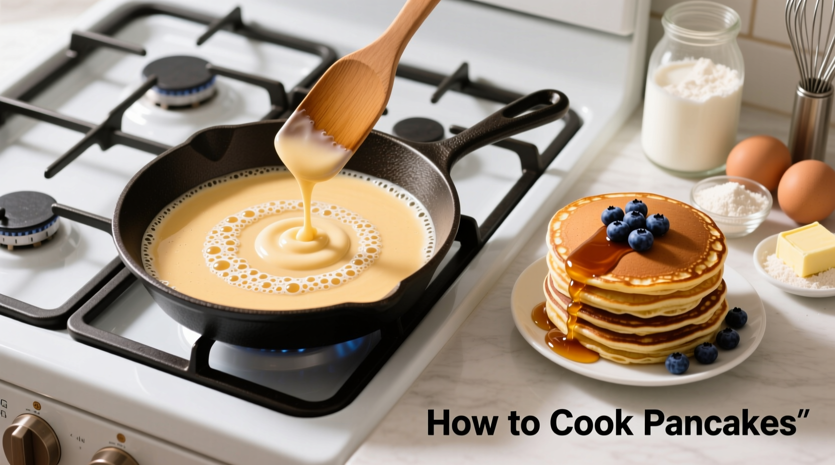 how to cook pancake