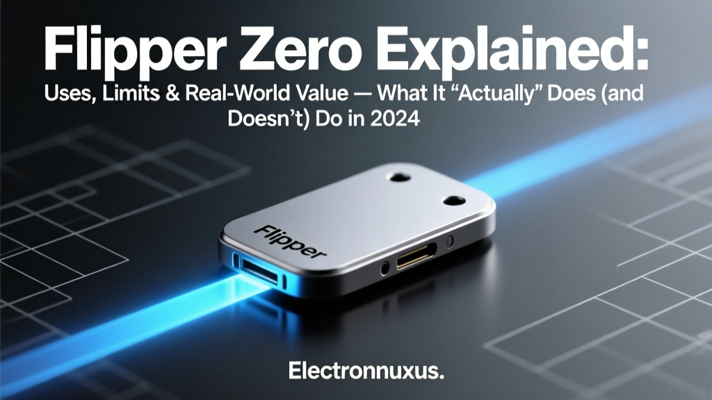Flipper Zero Explained: Uses, Limits & Real-World Value — What It *Actually* Does (and Doesn’t) Do in 2024
