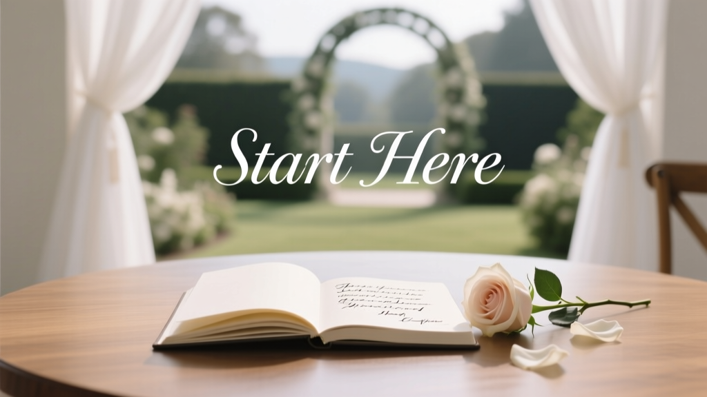 Wedding Vows Starter Framework: Stop Blank-Page Panic