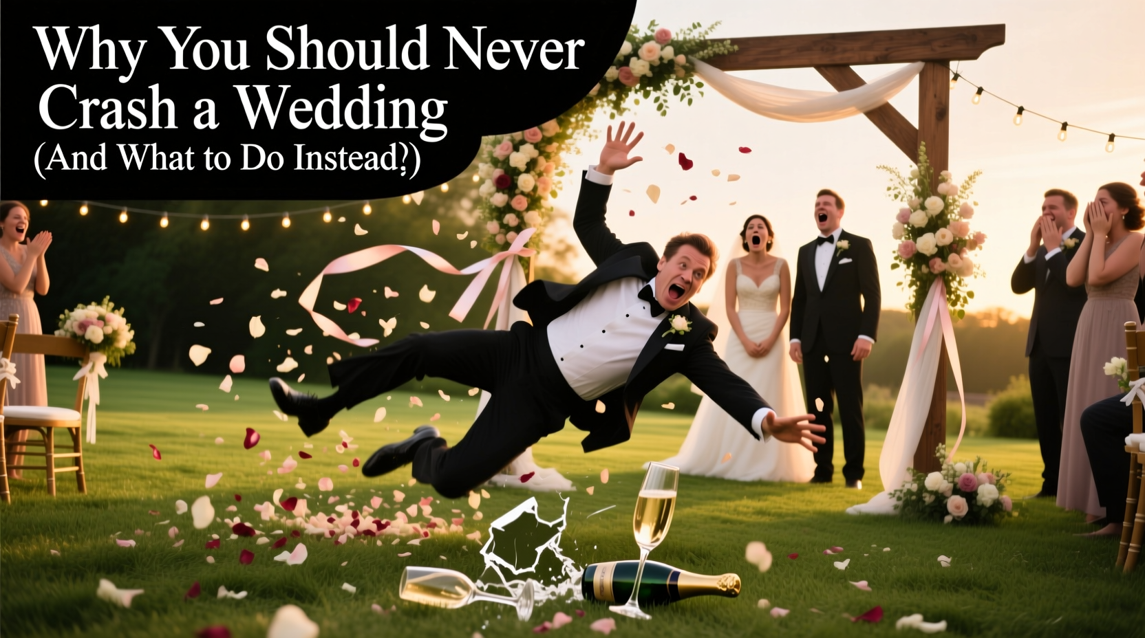 how to crash a wedding