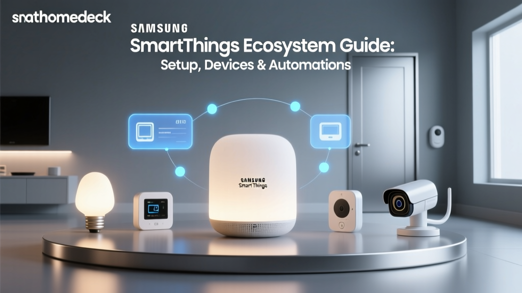 Samsung SmartThings Ecosystem Guide: Setup, Devices & Automations