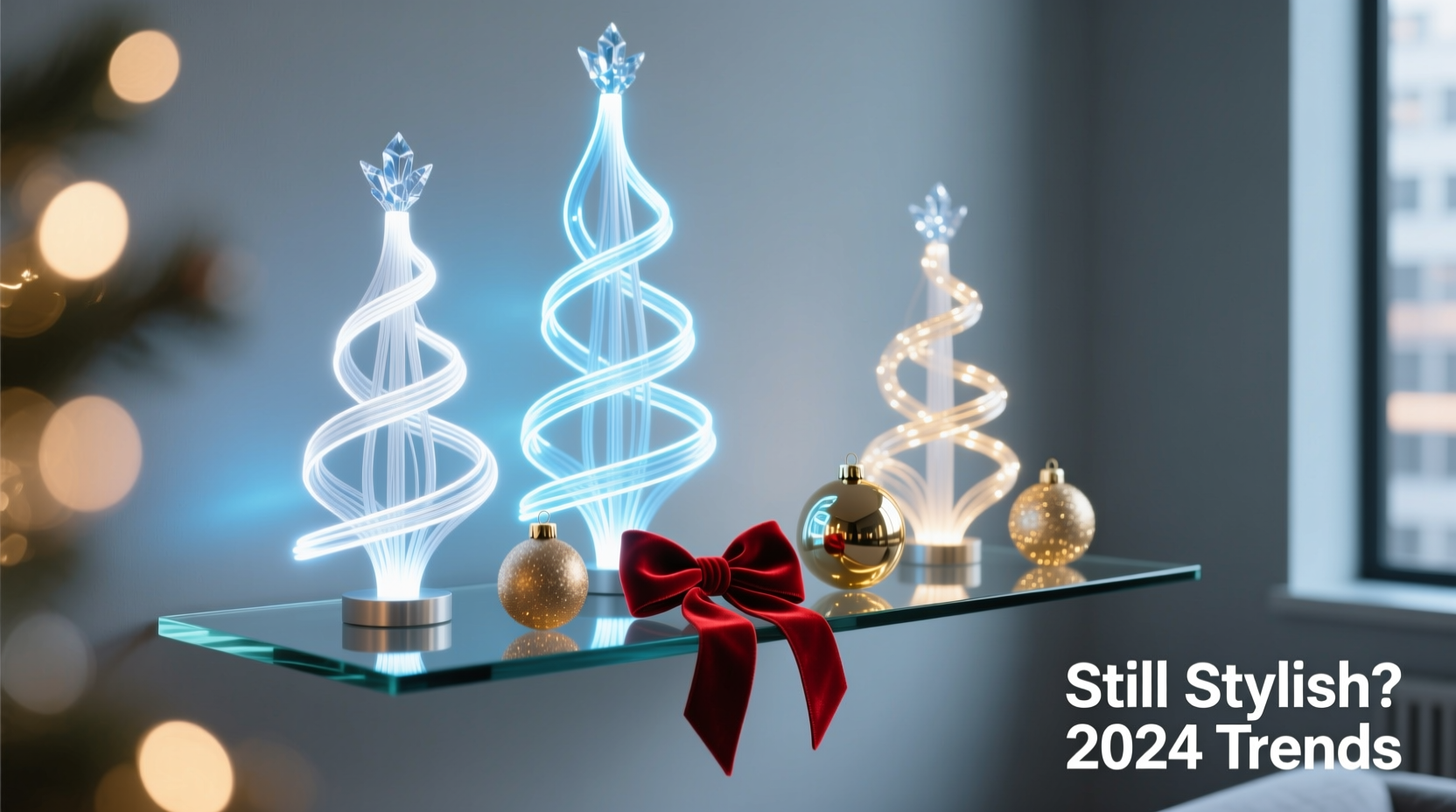 are fiber optic christmas decorations still stylish or do they look outdated now