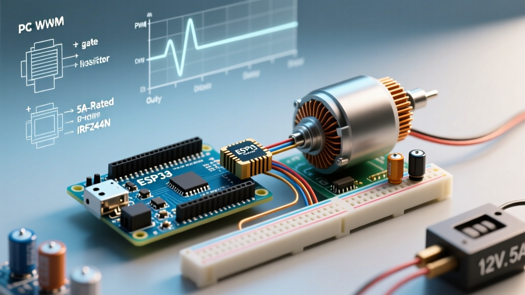Real-World DC Motor Control Using Arduino with PWM: Circuit & Code