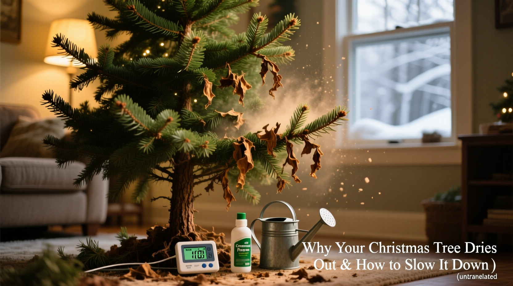 why does my christmas tree dry out so fast and how to slow it down