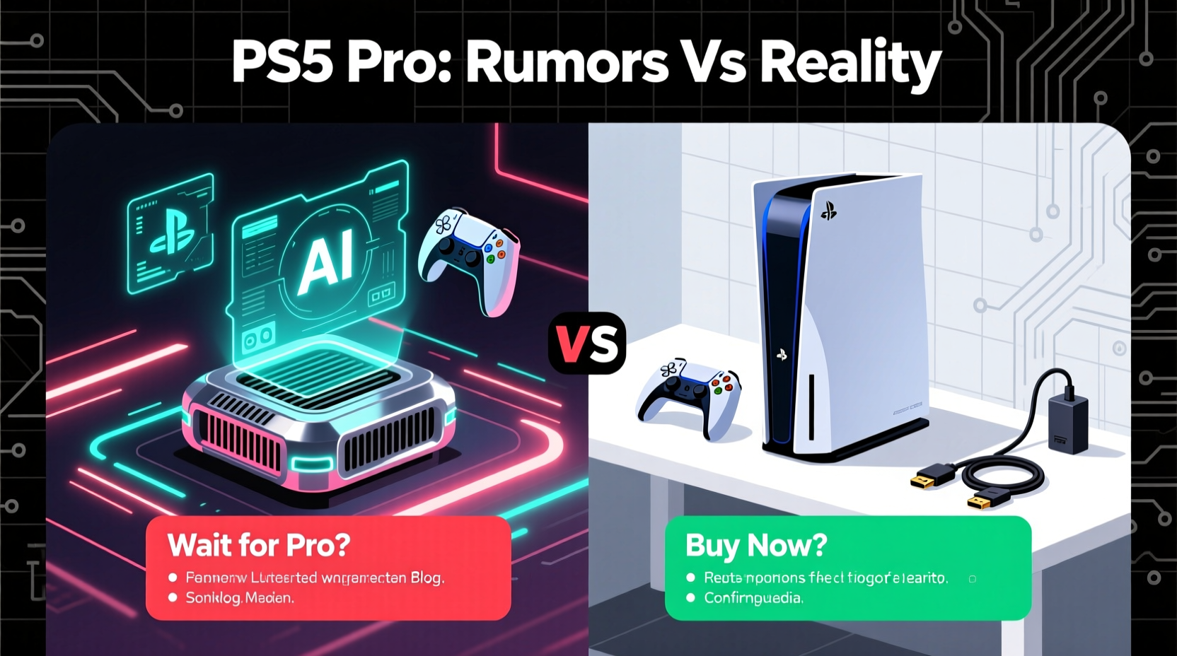 ps5 pro rumors vs reality should you wait or buy the current model