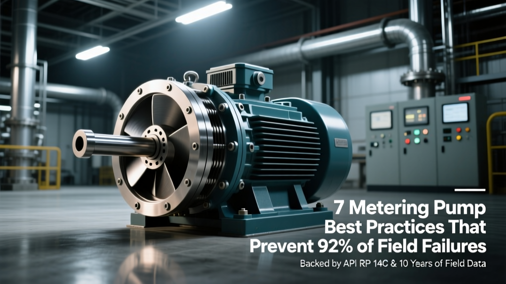 7 Metering Pump Best Practices to Prevent 92% of Failures