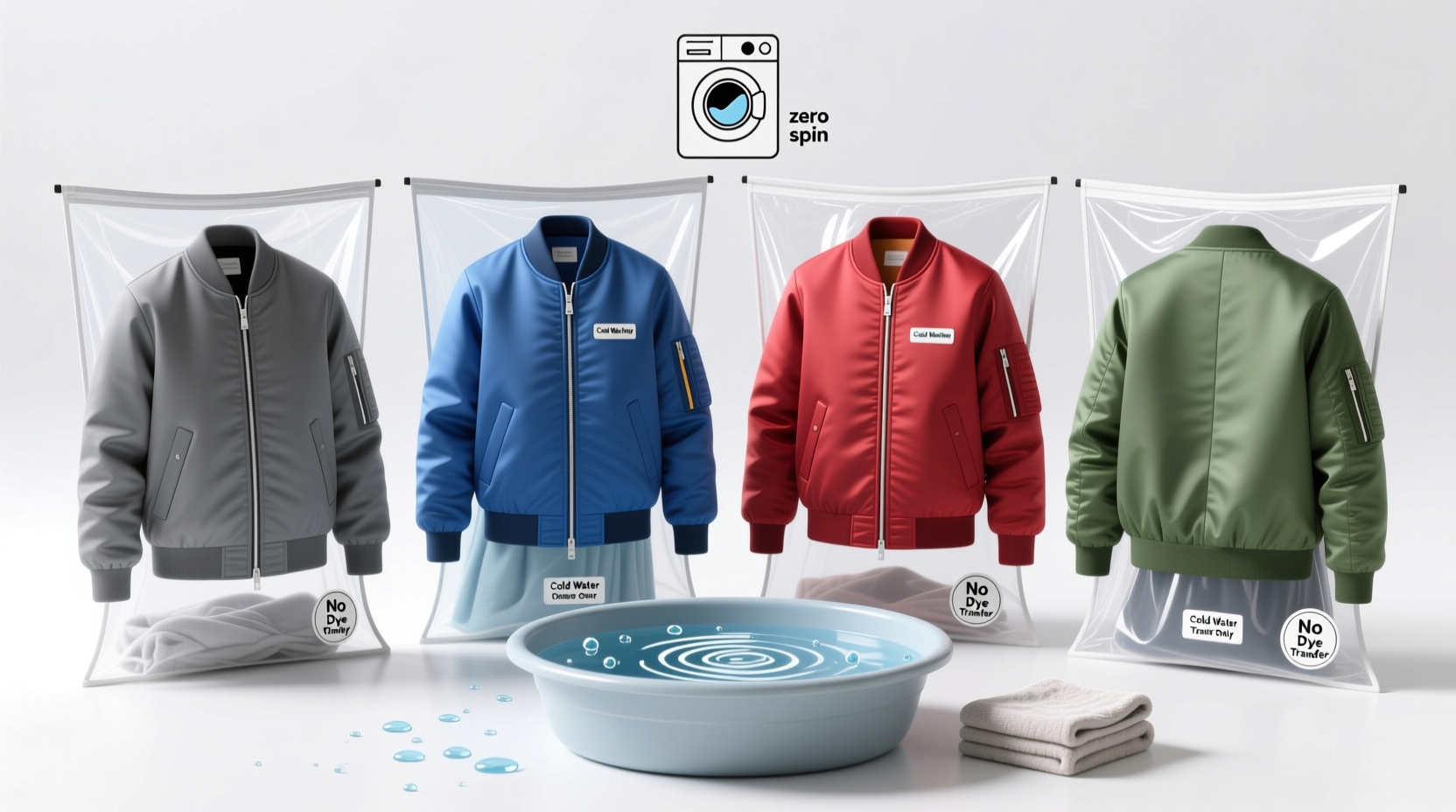 how to wash reversible bomber jackets safely