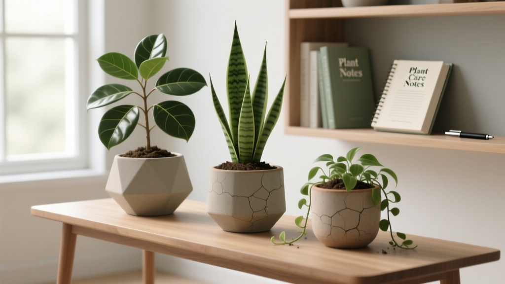Slow-Growing Indoor Plants: Pots, Soil & Timing Tips