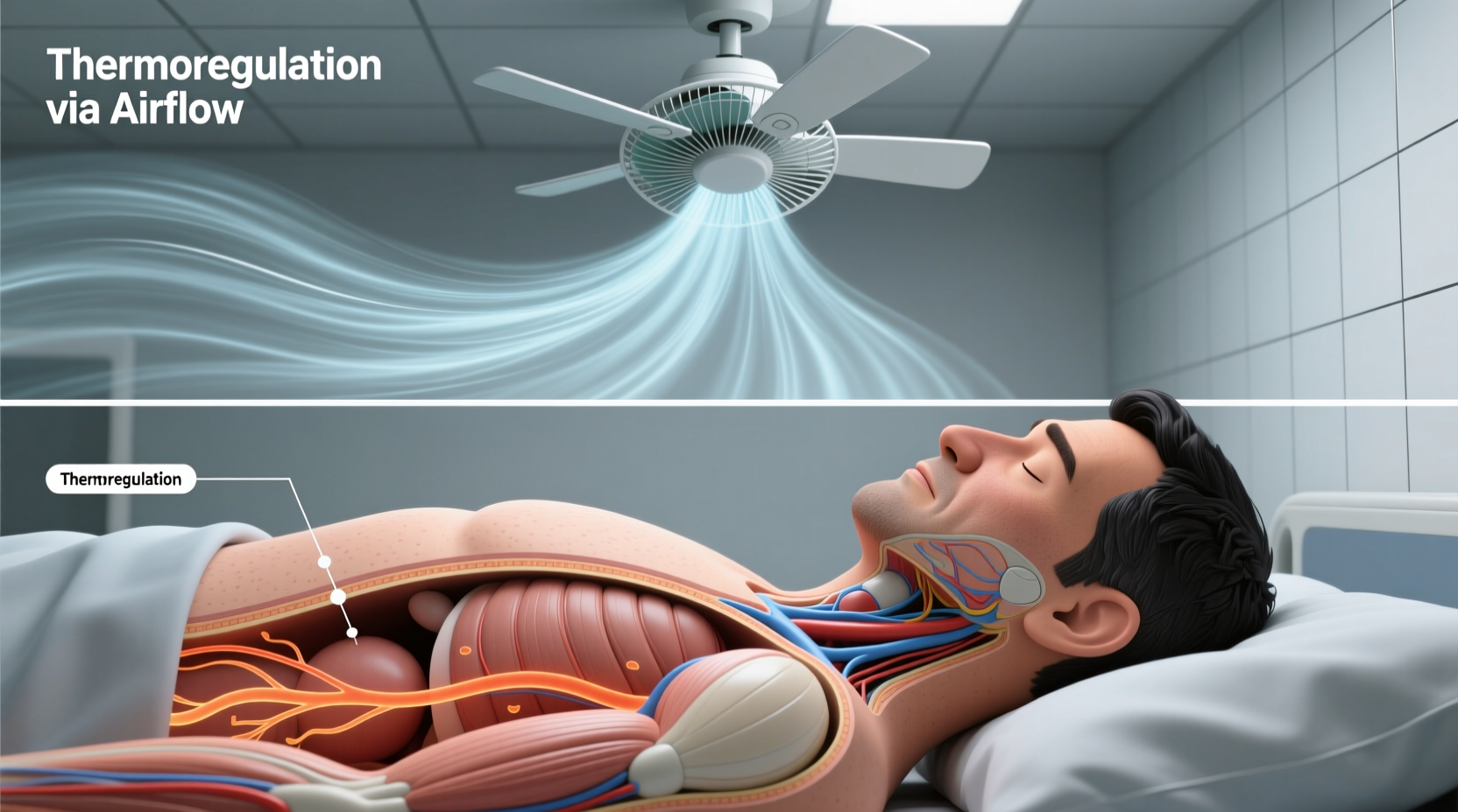 why does my boyfriend always turn the fan on while sleeping airflow science