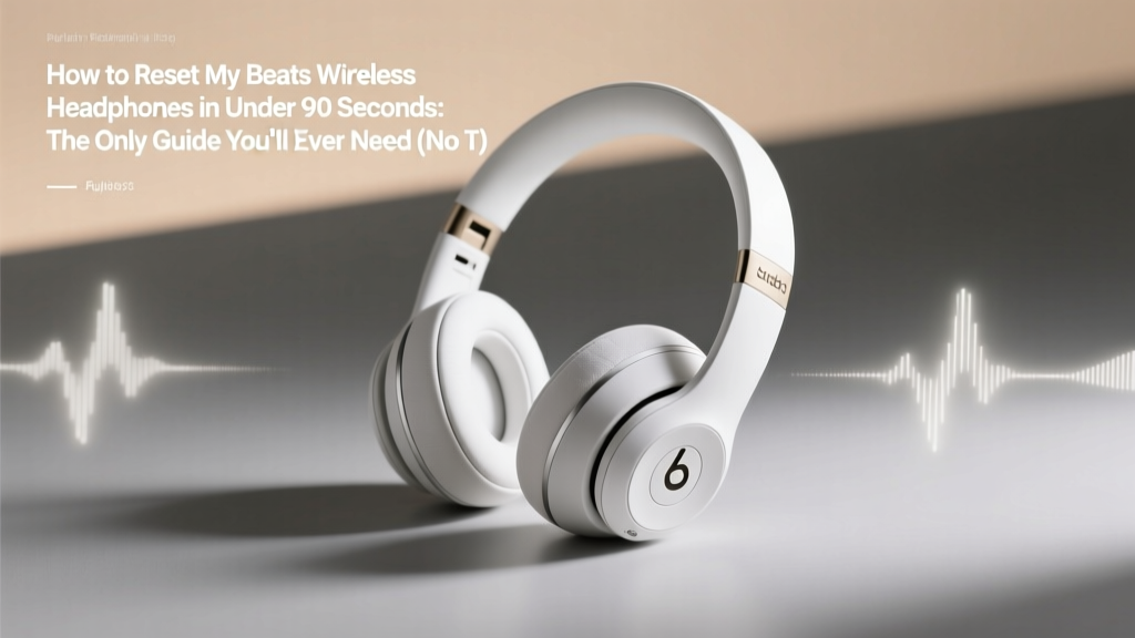 Reset Beats Wireless Headphones: Fast Fixes (2026)