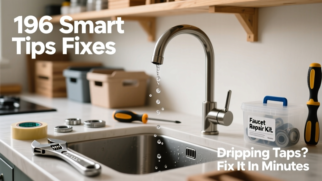 Home Tips 196: Smart Fixes for Leaky Faucets & Dripping Taps