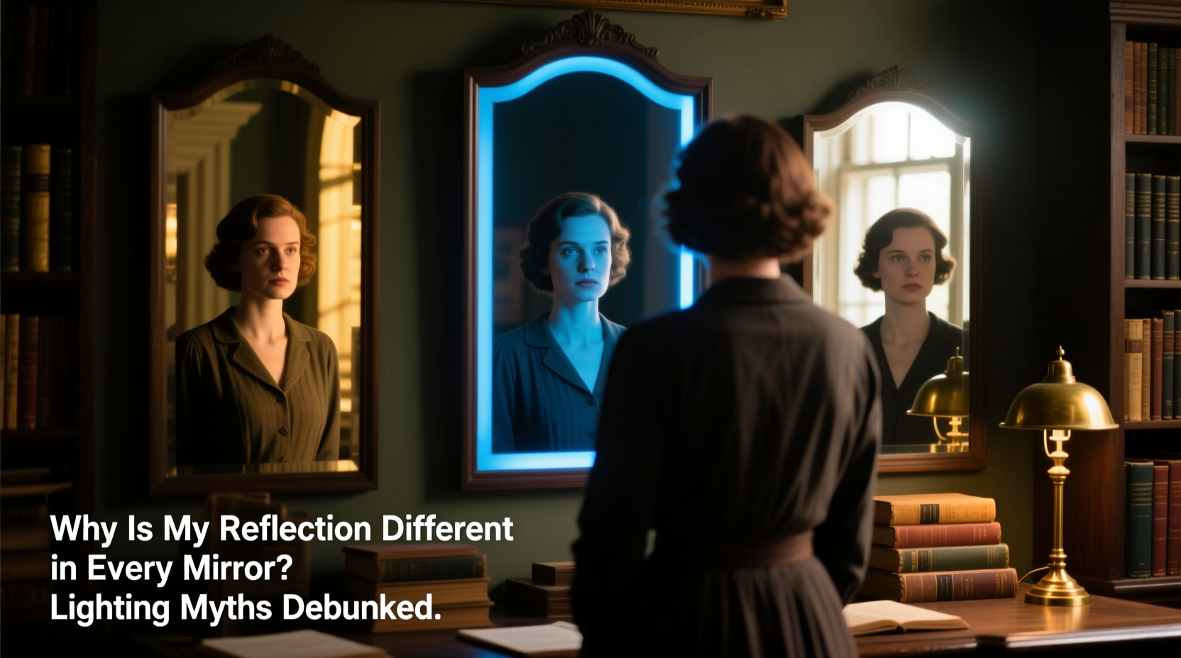 why is my reflection different in every mirror lighting myths debunked