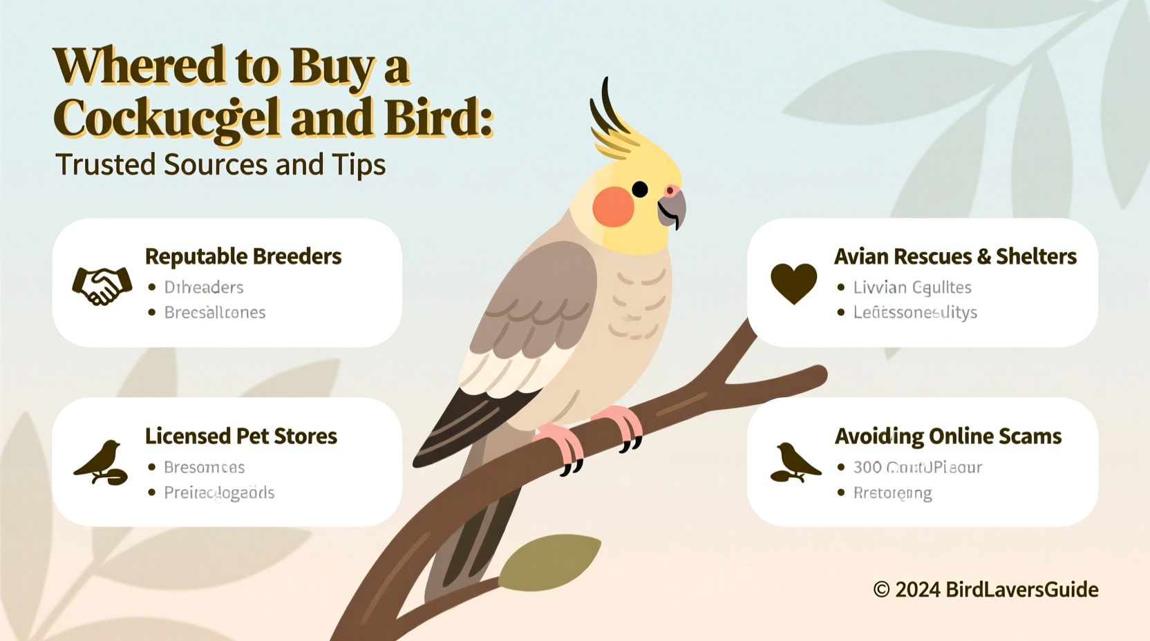 where to buy a cockatiel bird