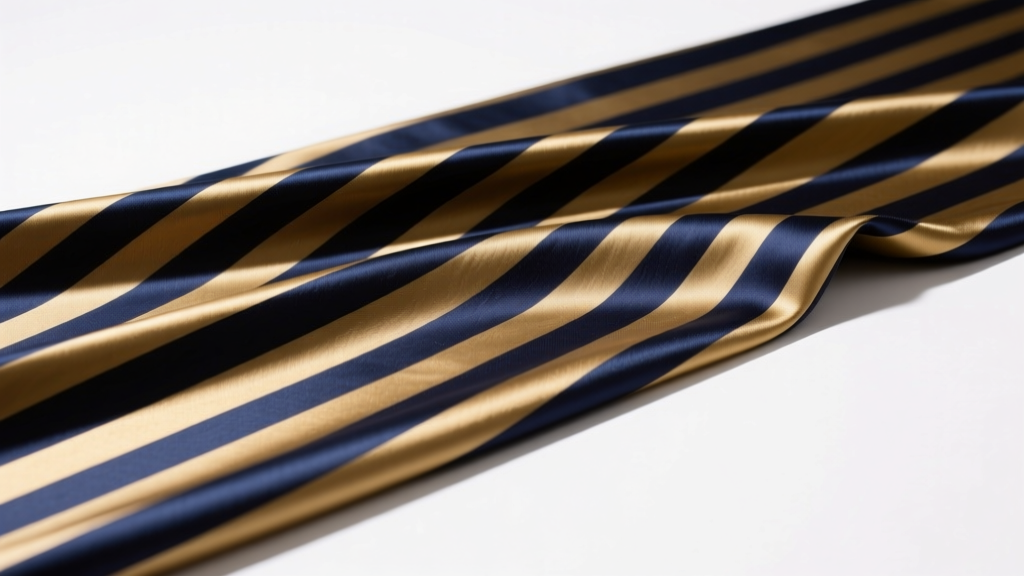 Striped Satin Fabric: Guide for Designers & Sourcing Pros