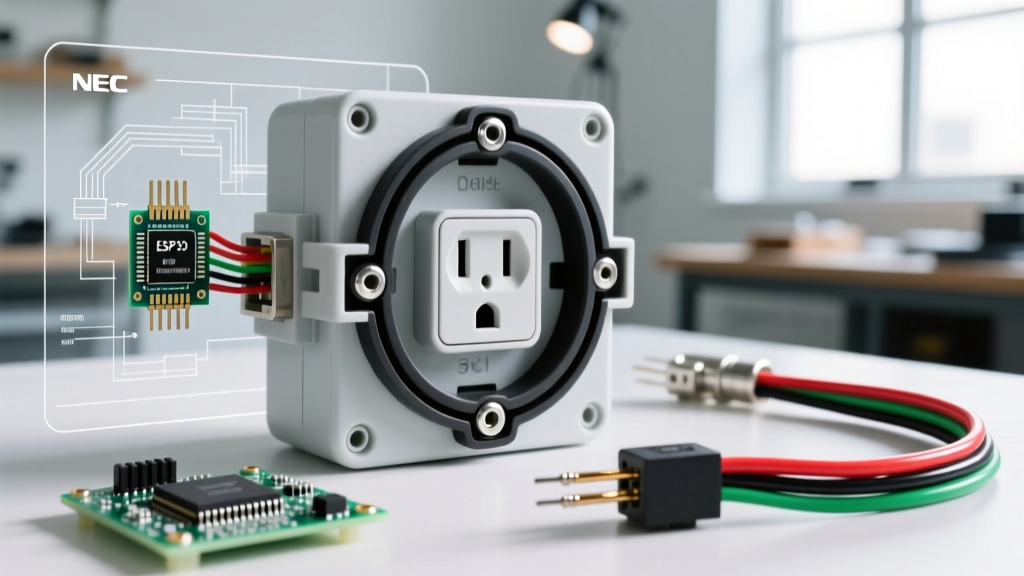 NEC Code: Outdoor Electrical Box Weatherproof Cover Quick-Fit Single Outlet Protector