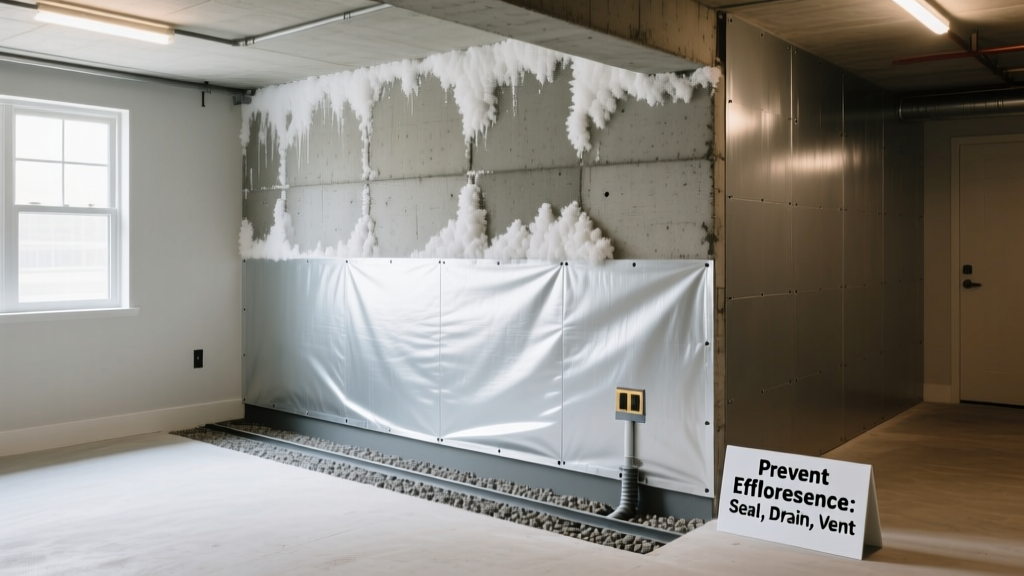 How to Prevent Efflorescence on Basement and Masonry Walls