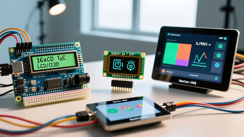 Arduino Screen Display Comparison: LCD vs OLED vs TFT