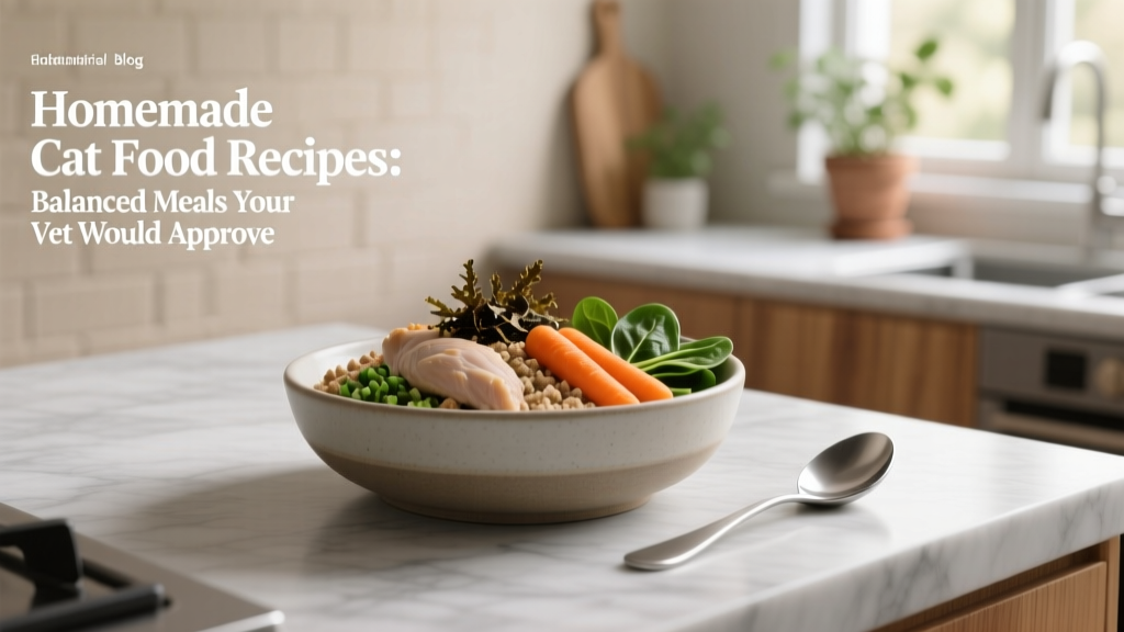 Homemade Cat Food Recipes: Vet-Approved & Balanced
