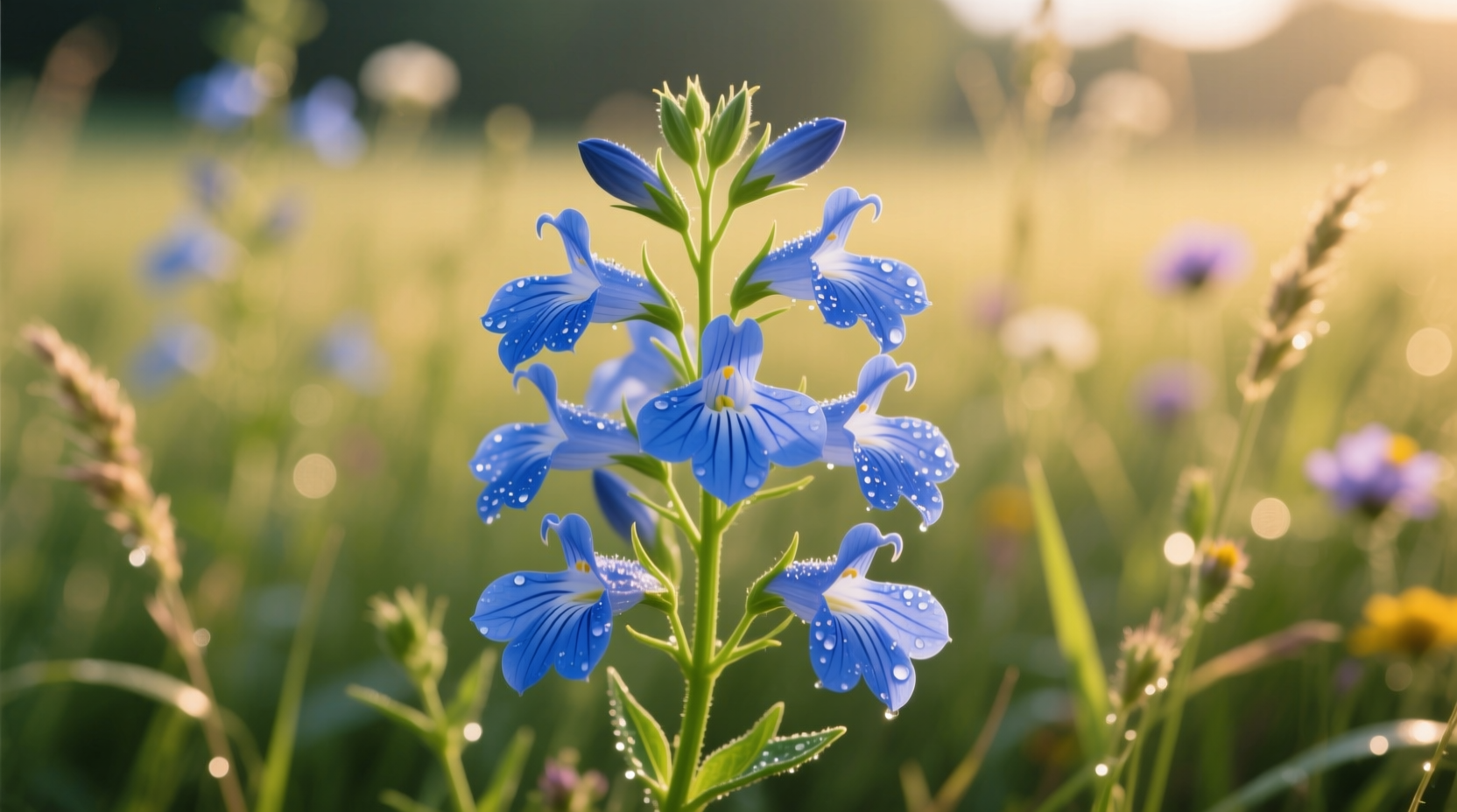 blue lobelia